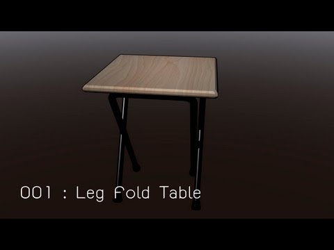Lightwave 3d Quest 001 : Leg Fold Table