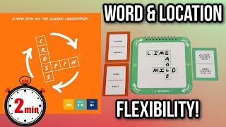 Cross Spin - A New Spin on the Classic Crossword!