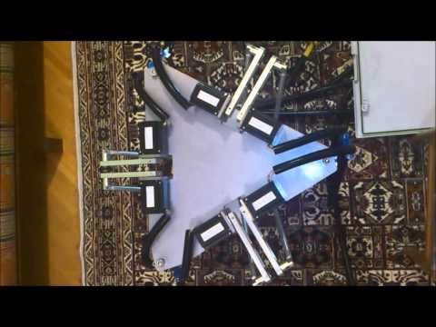 6 D.O.F. Hexa - Parallel Mechanism - Ege University Mech. Eng. Dep.
