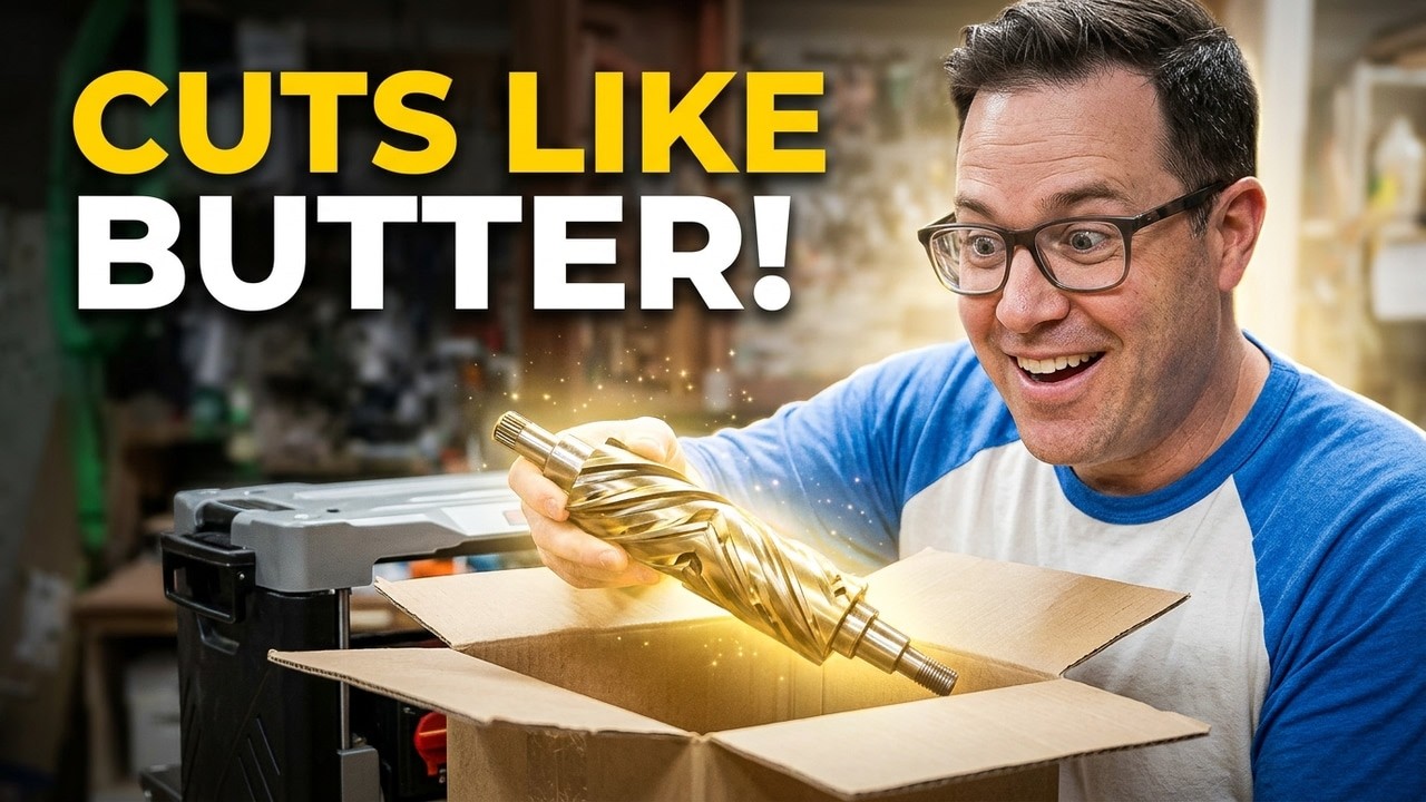 Affordable Helical Cutterhead Planer - Cuts Wood Like Butter!