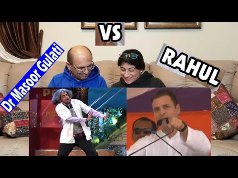 Dr Mashoor Gulati VS Rahul Gandhi Comedy Mashup | Pappu VS Dr. Gulati 🤣 Hindi Comedy Mushup REACTION Video