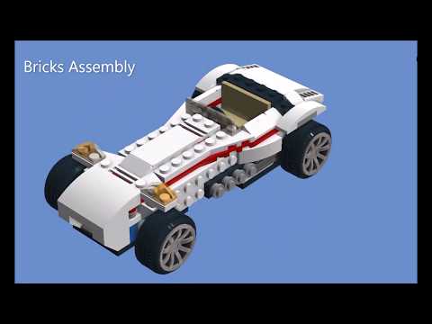 LEGO Creator - Highway Speedster ( 31006 ) C - Bricks Assembly