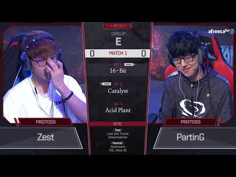 [2018 GSL Season 3] Code S Ro.32 Group E Match1 Zest vs PartinG
