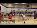 Storm Suhre - Middle Hitter - Class of 2021 - Volleyball Game Video