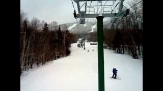 preview picture of video 'Burke Mountain's Sherburne Express Ski Lift'