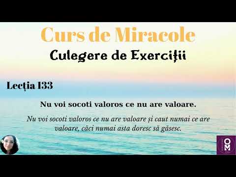 Curs de Miracole - Lecția 133