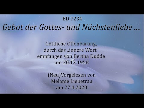 Gebot der Gottes-  und Nächstenliebe ....