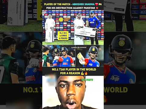 POTM ABHISHEK SHARMA🔥😱