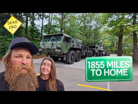 Towing a HEMTT 1,855 Miles With the HEMTT I Just Bought! What Could Go Wrong?!