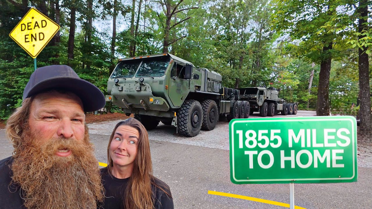 Towing a HEMTT 1,855 Miles With the HEMTT I Just Bought! What Could Go Wrong?!
