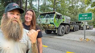 Towing a 10x10 1,855 Miles With the HEMTT I Just Bought! What Could Go Wrong!