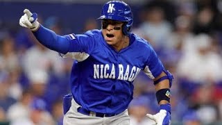 Benjamin Alegria - sus 6 imparables en el clasico mundial de beisbol🇳🇮⚾️🔥