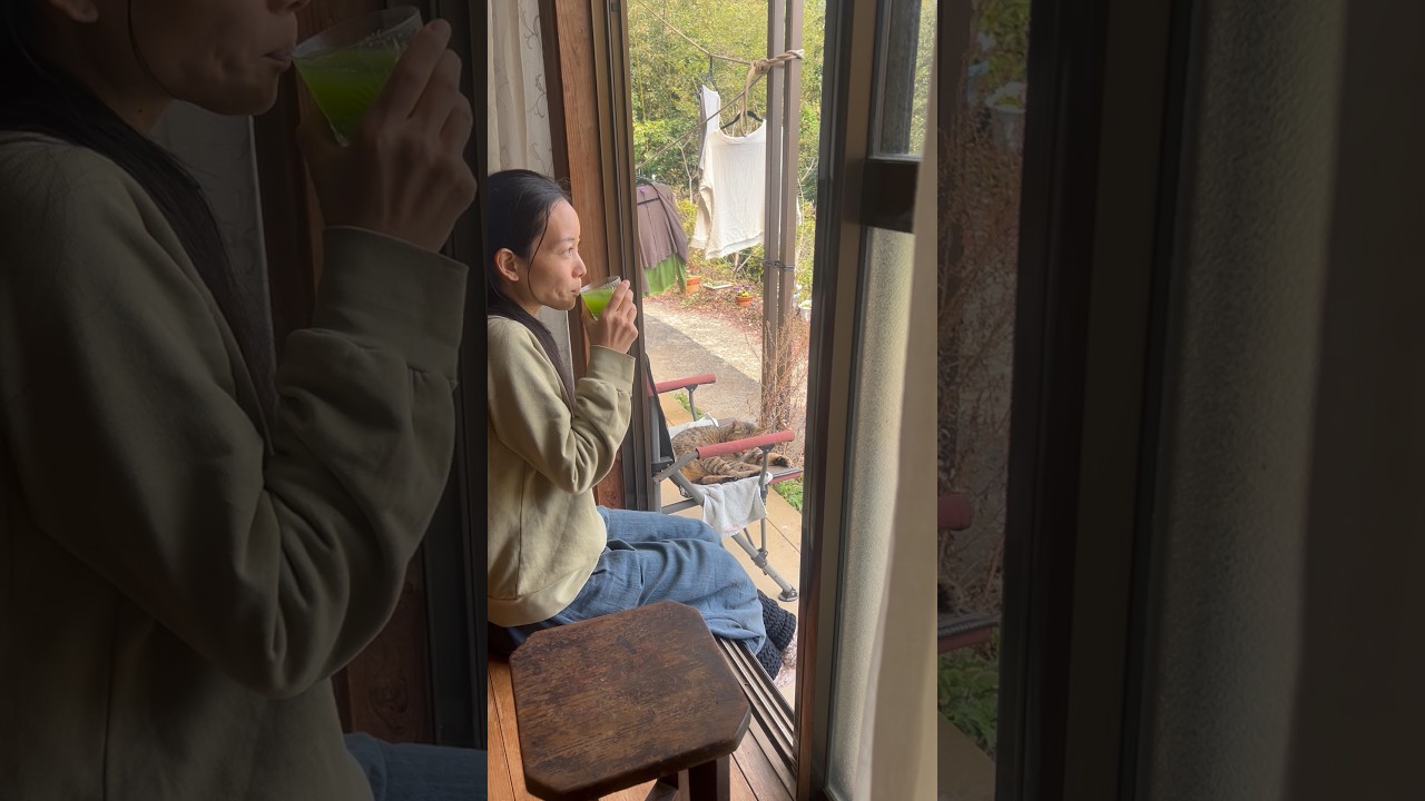 解毒に松ジュース。畑の野草で体を整える暮らし#田舎暮らし #野草