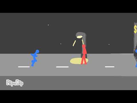 Bank robbery (Stick man animation)