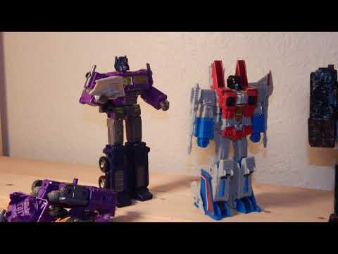 Transformers Selects Shattered Glass Optimus Prime And Ratchet Stop Motion