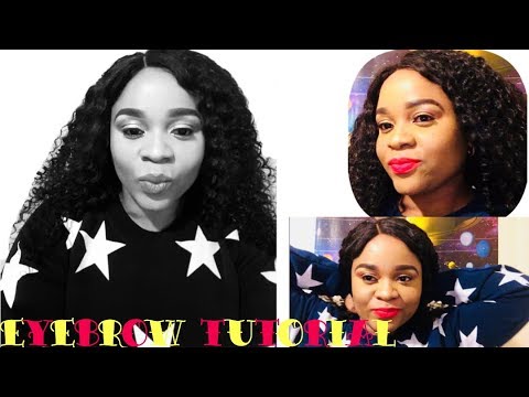 HOW TO DO EYEBROWS TUTORIAL FOR BEGINNERS |STEP BY STEP | AMAKA NJOKU| Video