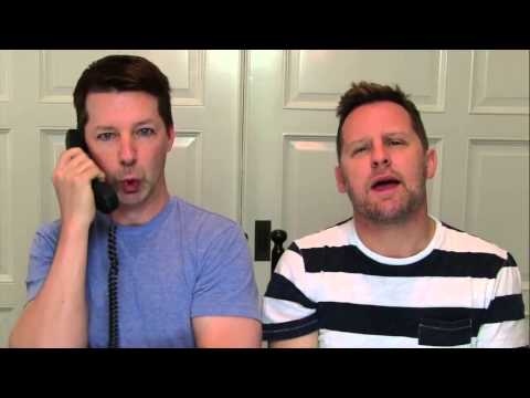 Sean Hayes & Husband Lip Sync Iggy Azalea & Jennifer Hudson's 'Trouble'