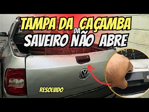 Saveiro BUCKET LID DOESN'T OPEN, how to fix it at home!