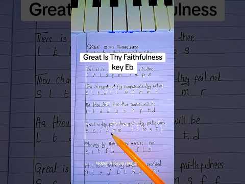 Great Is Thy Faithfulness - Church Hymns