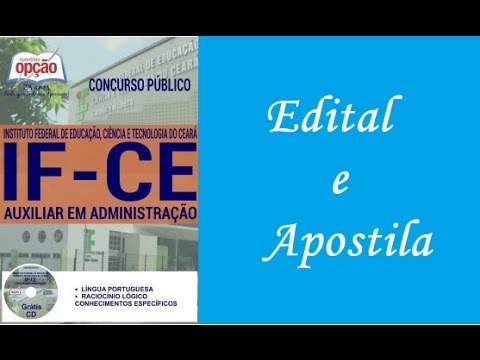 Apostila Concurso IF-CE Cargo de Auxiliar em Administração