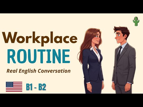 How native speakers talk at work | English podcast