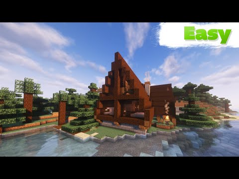 🔥EPIC Minecraft Timelapse - Modern Wooden House Build🏡