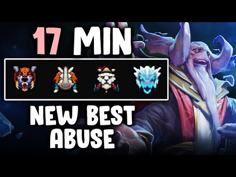 17 min FASTEST NEW ABUSE PICK for Aghanim's Labyrinth