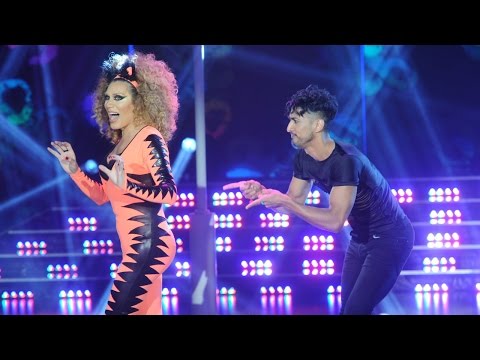 Flor de la Ve salió a la pista como Laisa Roldán