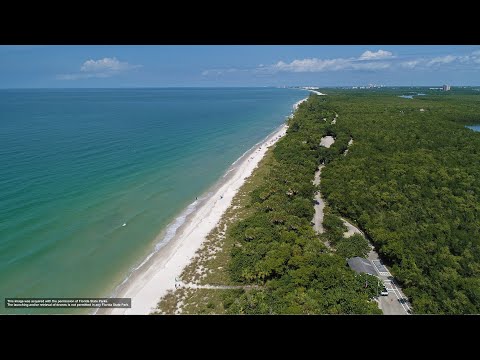 Exclusive Aerial Video of the Beach at Delnor-Wiggins Pass State Park in Naples, FL