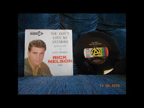 Rick Nelson You Don't Love Me Anymore (And I Can Tell) 45 rpm mono mix