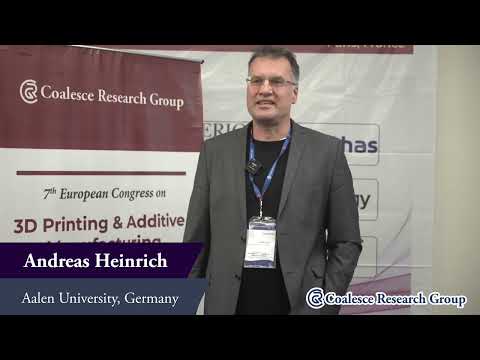 Andreas Heinrich | 3D Printing 2023 | Coalesce Research Group | USA