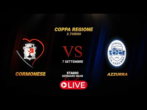 COPPA REGIONE gara 2. CORMONESE-AZZURRA