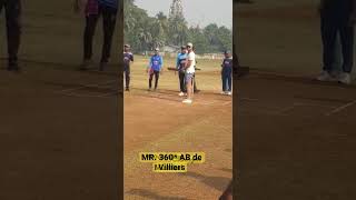 🏏Mr.360* AB de Villiers At Oval Maidan Churchgate Mumbai #trending #short #youtube #viral #cricket