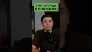 The most popular ways to get clients for web development freelancers and agencies
