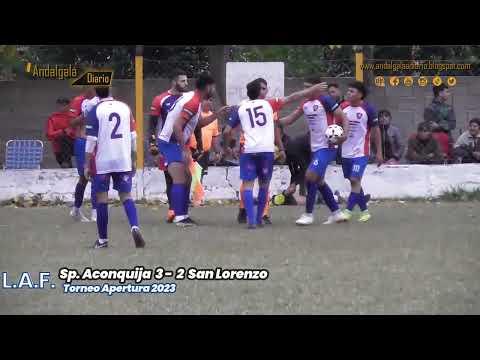 Sp. Aconquija  3 - 2  San Lorenzo (Apertura 2023 LAF - Fecha 2)