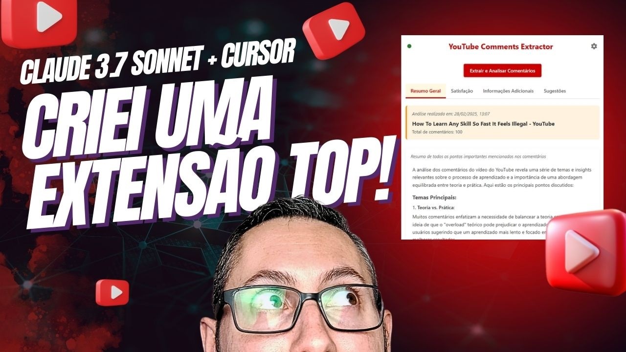 I created an EXTENSION to Analyze Youtube Comments!