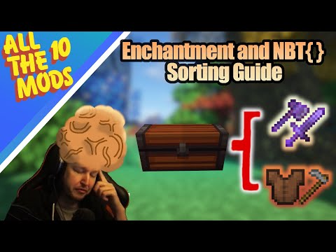 All The Mods 10 - NBT and Enchantment Sorting with Pipez and LaserIO