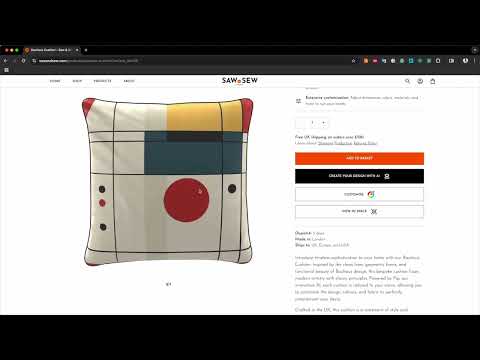 Saw & Sew Online Configurator Powered by ShapeDiver
