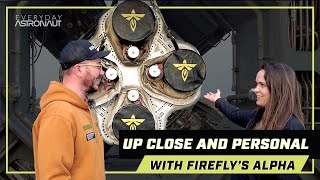 Up close and personal with Firefly's Alpha rocket!