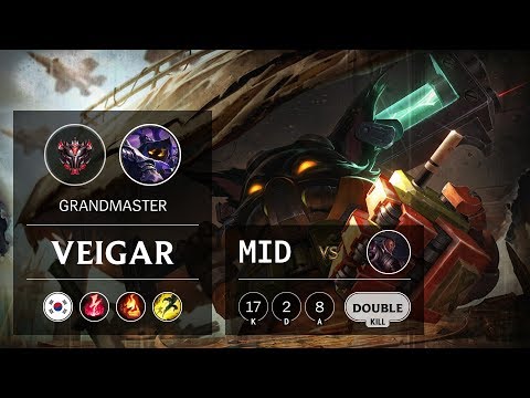 Veigar Mid vs Lucian - KR Grandmaster Patch 9.22