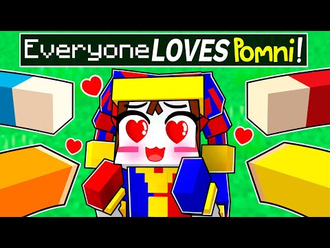 Pomni Takes Over Minecraft