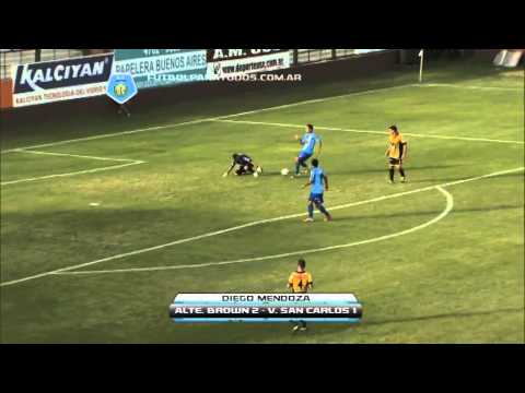 Los goles de Almirante 2 Villa San Carlos 1.Fecha 23.Torneo Primera B Nacional.FPT