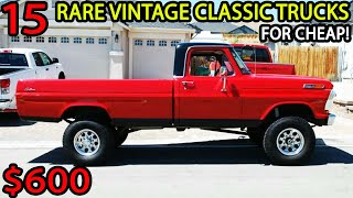 15 Vintage Trucks – Affordable & Collectible Craigslist Finds!
