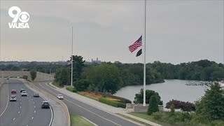 Pentagon lowers flags at half staff to honor officer killed
