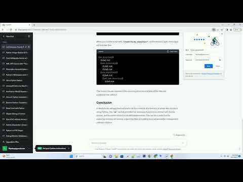 Directorytree Listing In Python