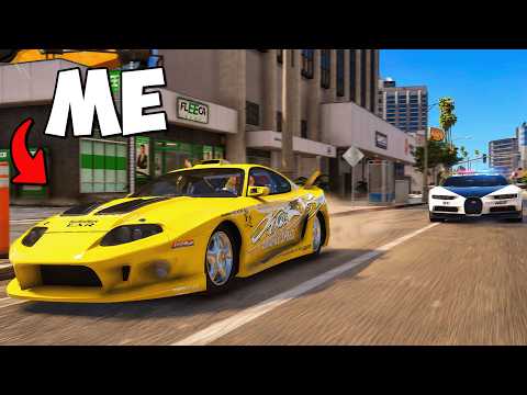 I Used the Fastest Supra to Rob Banks sa GTA 5