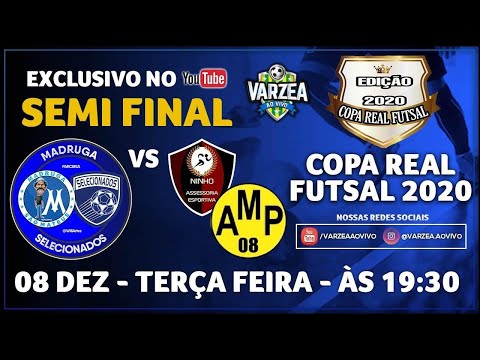 Madruga FS/Selecionados x AMP/Ninho Acessoria - Semi Final - Copa Real Futsal 2020
