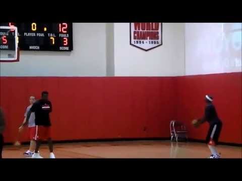 Jason Terry hitting threes like they're layups