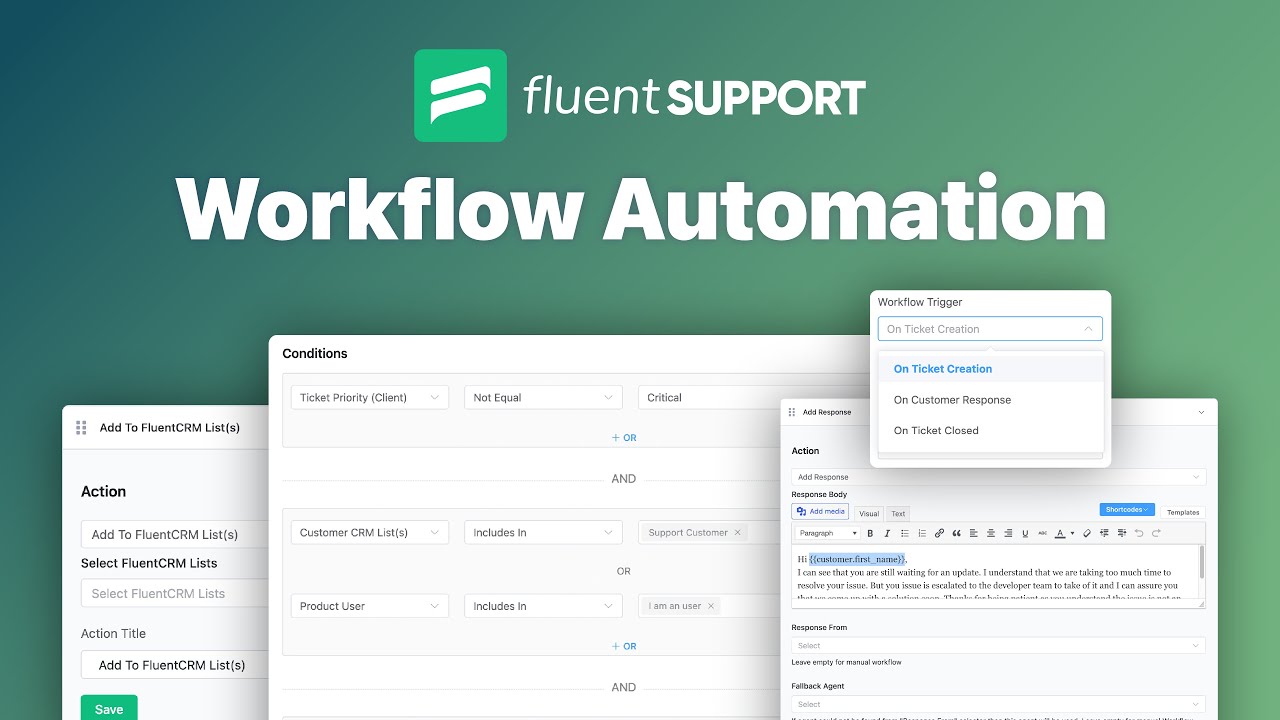 Fluent Support’s Automation: A Smarter Way to Manage Tickets