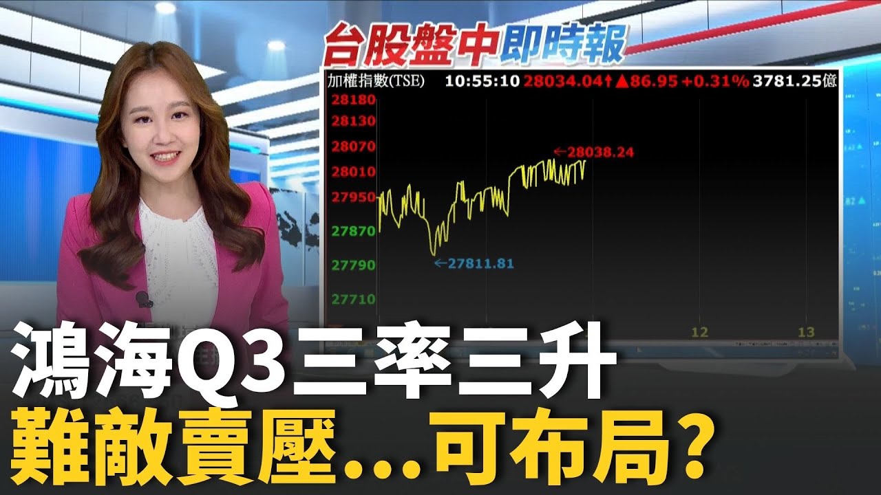 鴻海法說報喜卻賣壓出籠 能守250關卡？ 川普簽了！史上最長政府停擺落幕 ｜台灣要聞20251113｜三立iNEWS